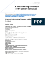 Introduction To Leadership Concepts and Practice 4th Edition Northouse Test Bank 1