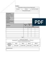 Formato de Escala Estimativa