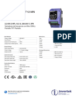 Invertek Drives ODV-3-220105-3F12-MN Datasheet