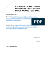 Operations and Supply Chain Management The Core 3rd Edition Jacobs Test Bank 1
