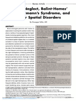 Spatial Neglect Spacial Disordees