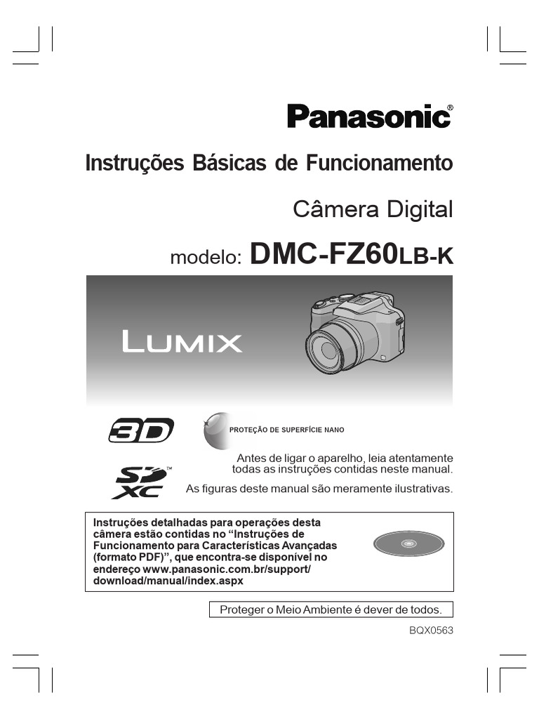 Manual Lumix DMC-FZ60LB-K-basico | PDF