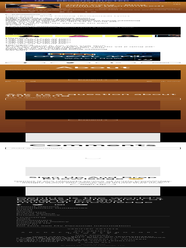 Bing Chilling Romanized John Cena Genius Lyrics Pdf