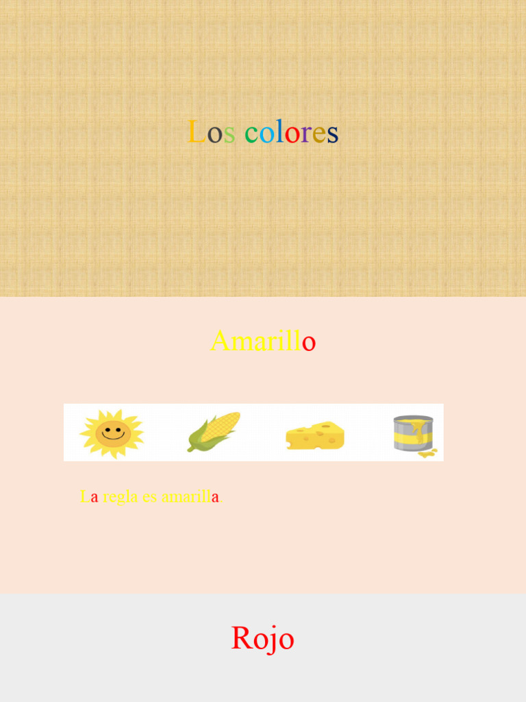 Los Colores PDF