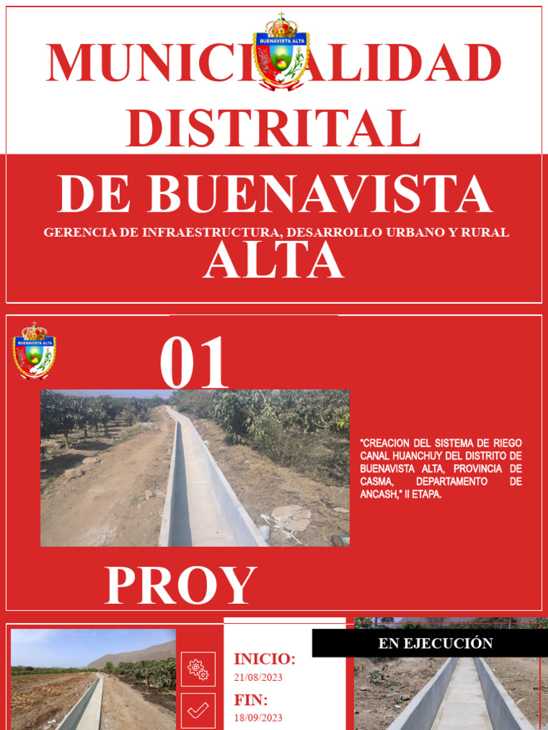 Proyectos de Inversión en Buenavista Alta | PDF | Saneamiento ...