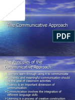 The Communicative Approach