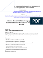 Solution Manual For Agriscience Fundamentals and Applications 6th Edition Burton 0357020421 9780357020425