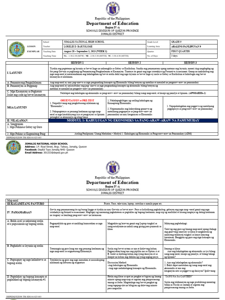 Ap 9 Week 1 | PDF