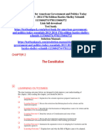 Solution Manual For American Government and Politics Today Essentials 2013 2014 17th Edition Bardes Shelley Schmidt 1133604374 9781133604372