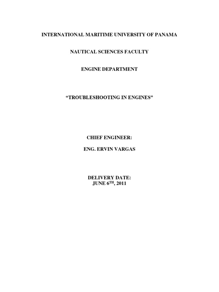 Troubleshooting of Engine | PDF