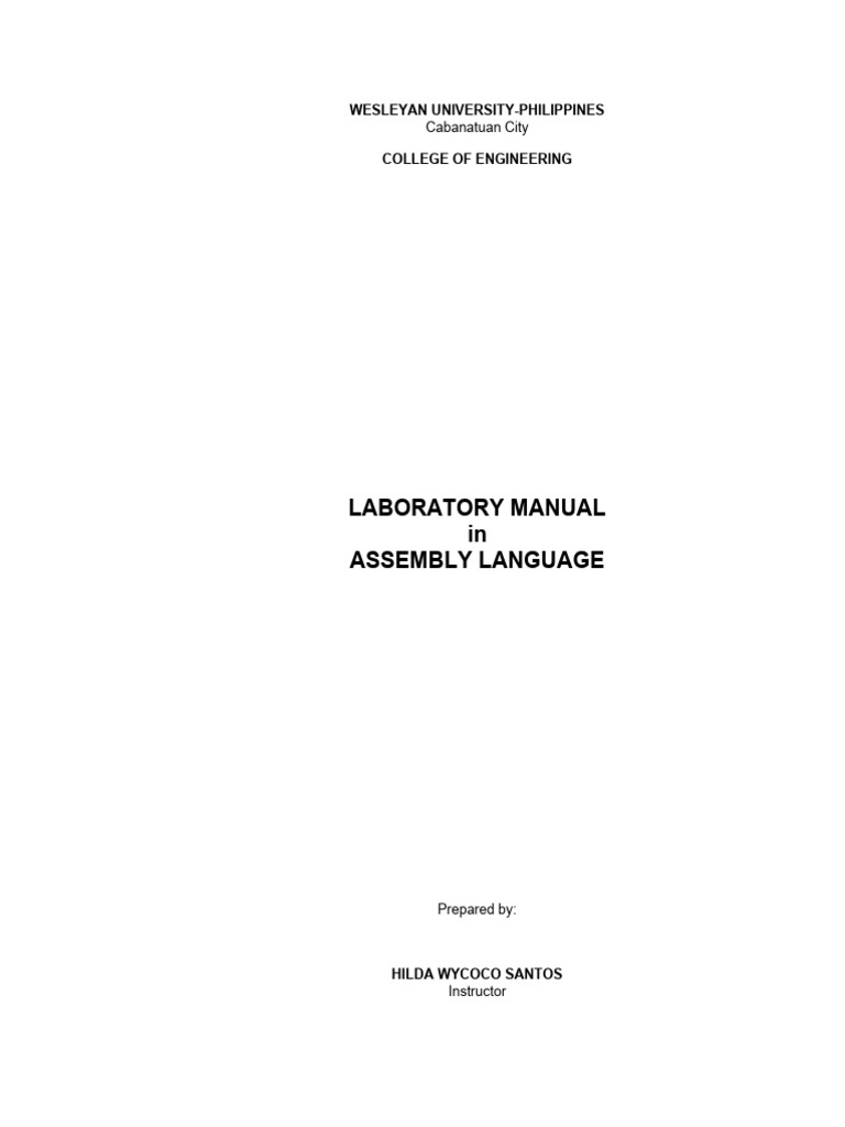 Assembly Activity 01-03 | PDF