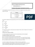 Ficha de Controlo 10º Ano Entalpia