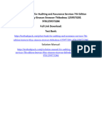 Solution Manual for Auditing and Assurance Services 7th Edition Louwers Blay Sinason Strawser Thibodeau 1259573281 9781259573286