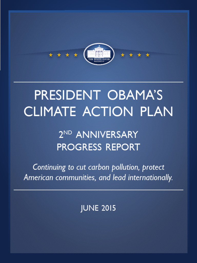 President Obama's Climate Action Plan | PDF | Climate Change Mitigation ...