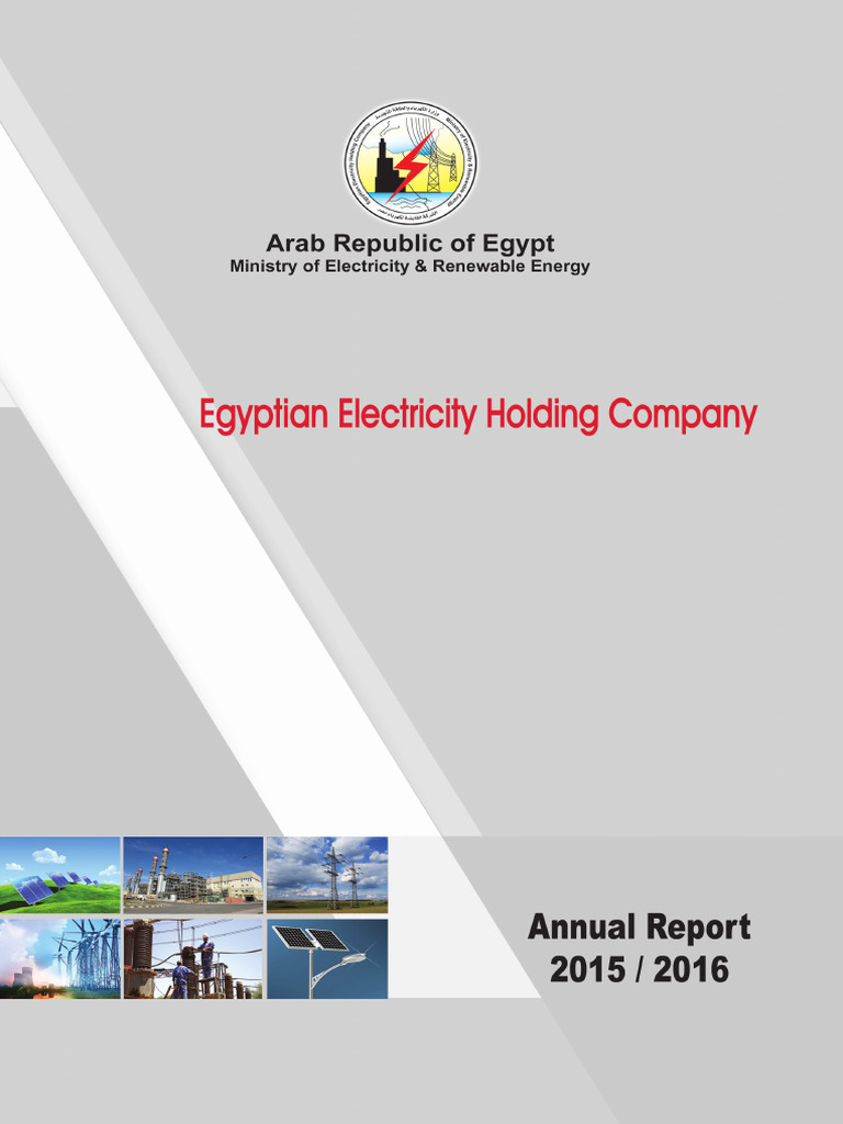Egyptian Electricity Holding Company Annual Report 20152016 PDF
