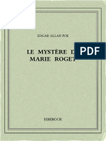 Poe Edgar Allan - Le Mystere de Marie Roget