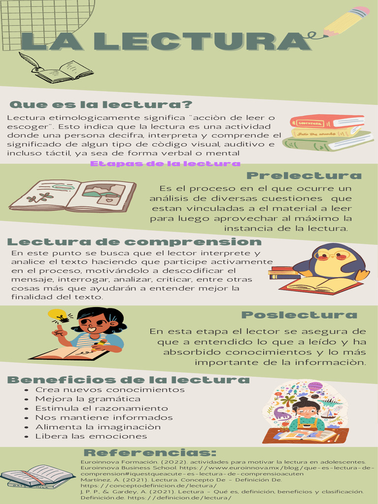 Partes y beneficios de la lectura | PDF