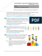 Exercícios recomendados(3)_Cálculo combinatório_Arranjos, permutações e combinações. Triângulo de Pascal.