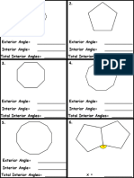 Angles in A Polygon - WS
