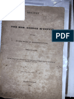 The Honorable George M'Duffie, House of Representatives, April 3 & 4, 1834. 