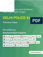 Delhi Police E: Previous Paper