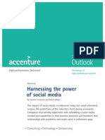 Accenture Outlook Harnessing The Power of Social Media
