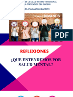 Cuidado de La Salud Mental y Emocional, Prevencion Del Suicidio