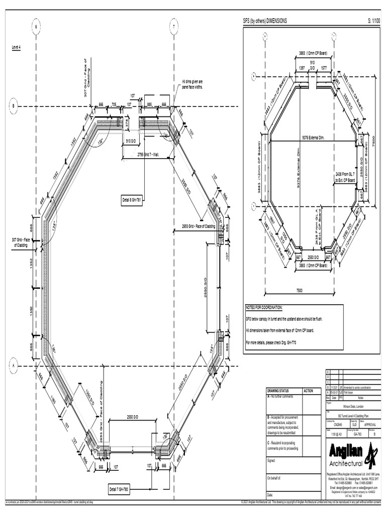 Level 4 Cladding Plan Details | PDF