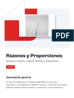 Razones y Proporciones