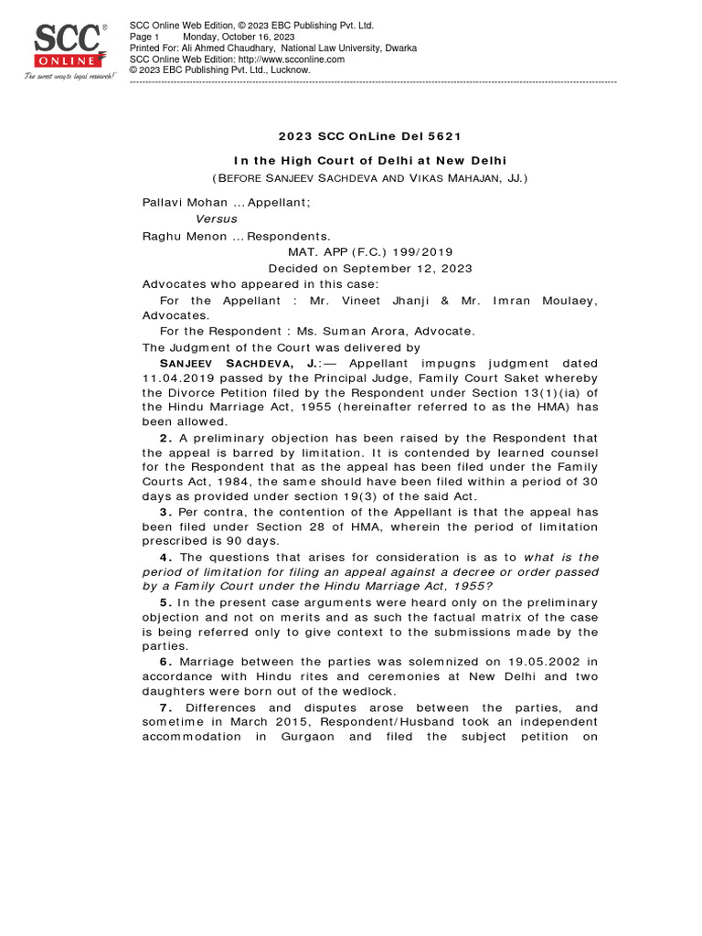 Pallavi Case | PDF