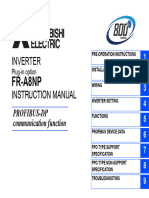 INSTRUCTION MANUAL PROFIBUS-DP FR-A8NP