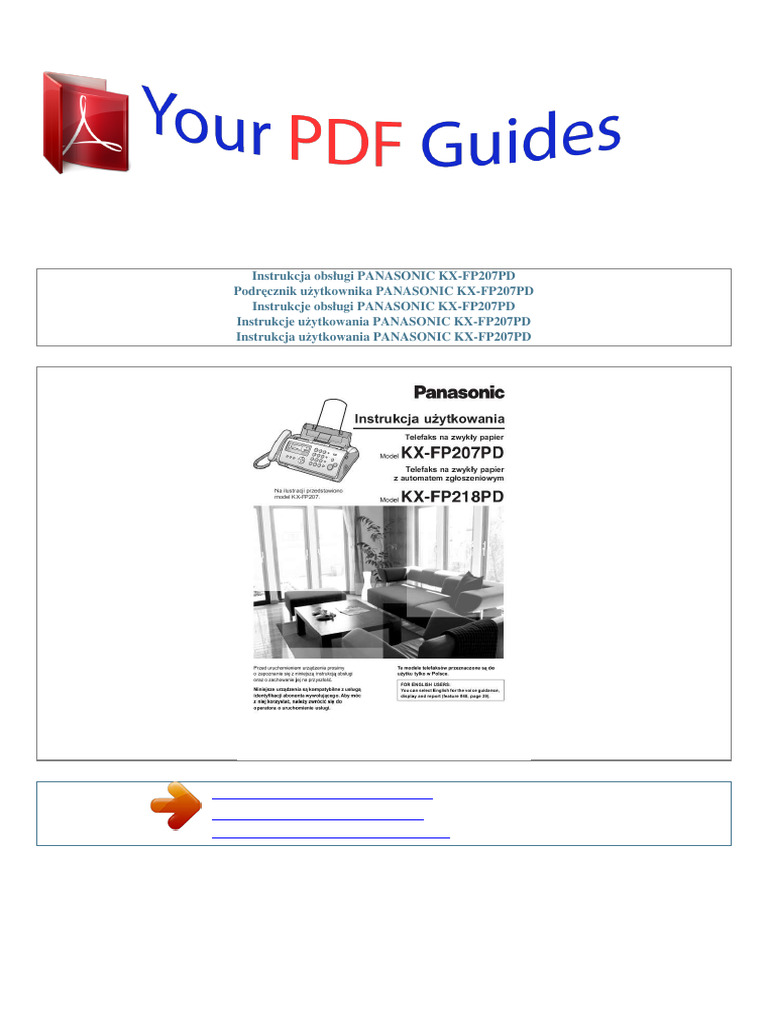 Panasonic KX FP207PD S | PDF