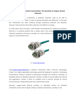 Transforming Industrial Connectivity The Benefits of Copper Based Ethernet