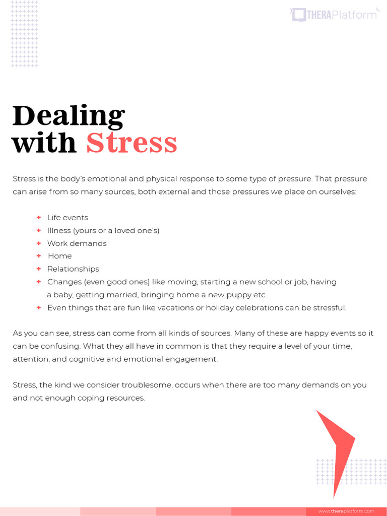 Stress: Dealing With | PDF