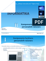 Komponente Hardvera Personalnih Racunara