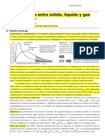 Equilibrios Entre Sólido, Líquido y Gas