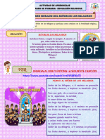 1° y 2° Grado - Actividad Señor de Los Milagros