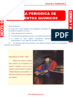 Tabla Periodica de Elementos Quimicos para Sexto CLASE NÙMERO 2