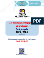 Dossier Des Documents Pédagogiques Du Professeur 2023-2024 Mes Fiches (Exemple2)