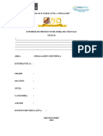 Estructura Del Proyecto de Ciencia 2023