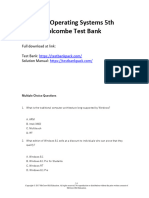 Survey of Operating Systems 5th Edition Holcombe Test Bank 1