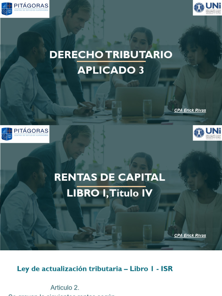 Rentas De Capital 2024 Pdf