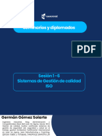 Sesiónes 1 A 6 - Sistemas de Gestión de Calidad-ISO - Share