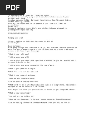 job offer
