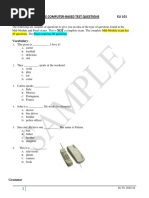 SAMPLE 101 CBT Questions Updated