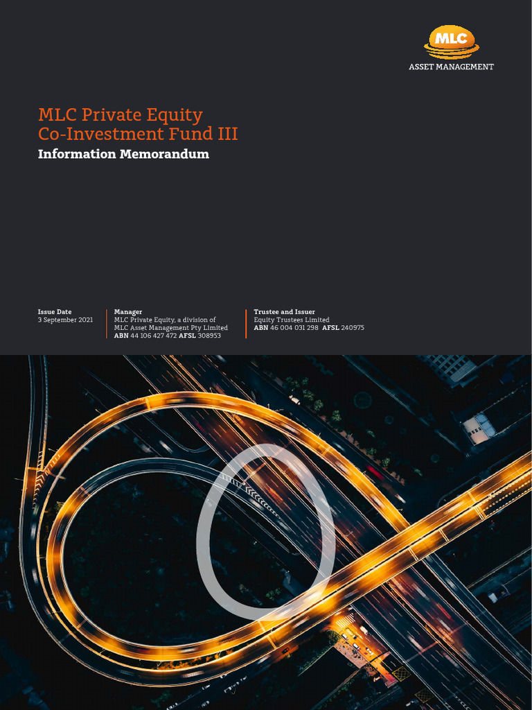 MLC Pe Co Investment Fund III Im PDF