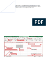 Voici Les Principales Sections de Votre Environnement Microsoft Excel