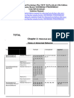 Test Bank For Abnormal Psychology Plus NEW MyPsychLab 15th Edition Butcher Mineka Hooley 0205880266 9780205880263