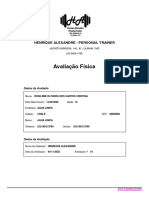 Avaliação Fisica Rosilene