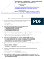 Test Bank For Accounting Information Systems Basic Concepts and Current Issues 3rd Edition Hurt 0078025338 9780078025334